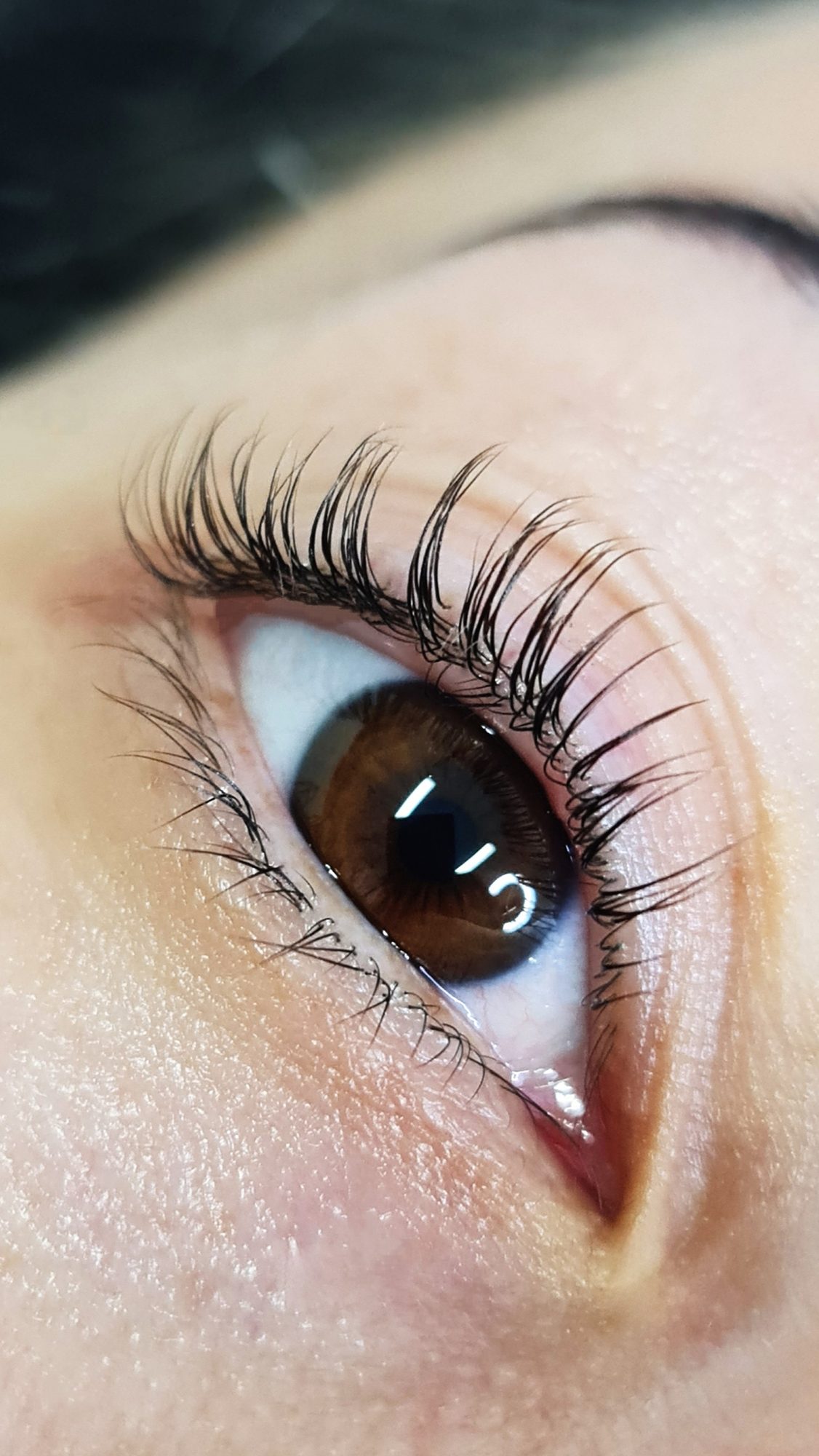 Risultato di una laminazione ciglia, Brilances Beauty Decimomannu
